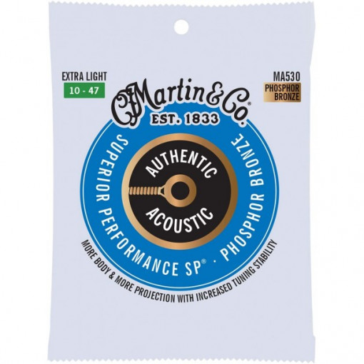 MARTIN GUITARS MA530 AUTHENTIC EXTRA LIGHT 92/8 (10 - 47)