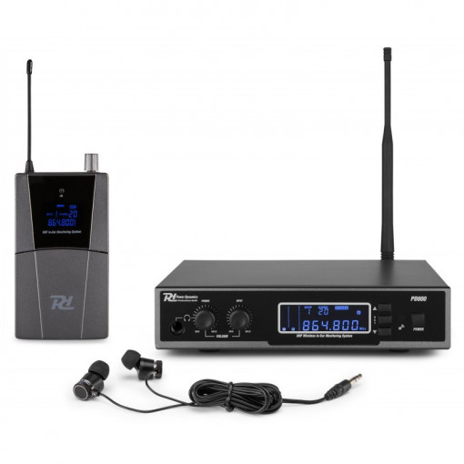 Power Dynamics PD800 Sistem de monitorizare sunet cu casti UHF
