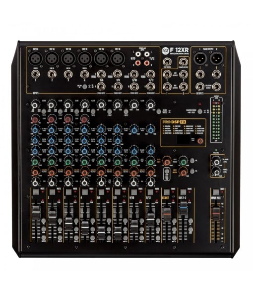 RCF F 12XR Mixer analogic cu interfață USB și efecte DSP – 12 canale
