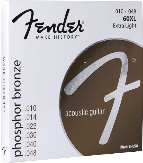 Corzi chitara acustica Fender 60 XL Fosfor Bronz 10-48