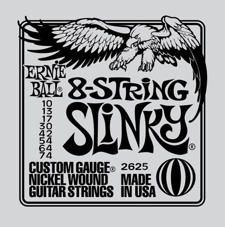 Ernie Ball Custom Slinky 2625 8S