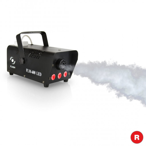 Flash FLM-600 - masina de fuma 600 Watti cu LED-uri rosii