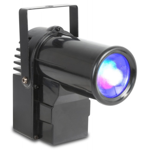 Proiector glob Beamz PS10W Pin Spot 151.259, LED RGBW 10W, DMX