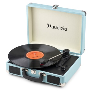 Audizio RP116BL – Pick-up portabil cu Bluetooth, USB și difuzoare integrate, albastru 102.070 - Img 6