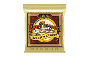 Corzi chitara acustica Ernie Ball EARTHWOOD BRONZE EXTRA LIGHT 10-50