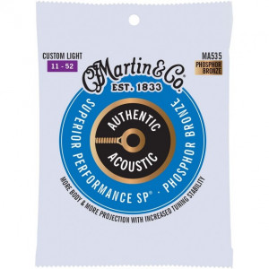 Corzi chitara acustica MARTIN MA535 AUTHENTIC CUSTOMLIGHT 92/8 (11 - 52)