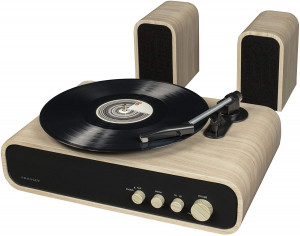 CR6035A-NA Set Pick-up Bluetooth cu boxe Crosley Gig - Natural - Img 2