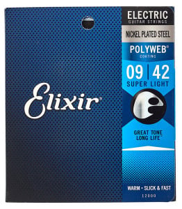 Elixir Nanoweb Electric Super Light 009 -042