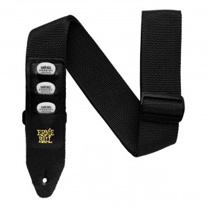 Ernie Ball 4039 Curea chitara Black Pickholder