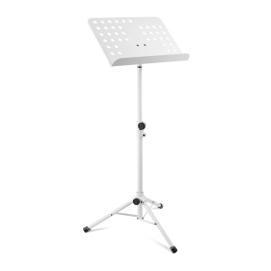 Gravity NS-411 White Stativ partituri profesional aluminiu – stabil, ajustabil 66–120 cm - Img 2