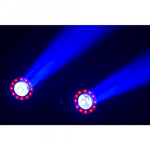 Illusion Moving Head LED Beam cu inel LED 60W 4-in-1 RGBW - Img 3