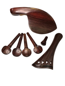 KN Set accesorii vioara 4/4 Rosewood cu barbie