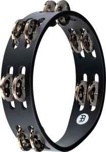 Meinl CTA2B-BK Compact Wood Tambourine – Sunet Puternic în Format Ultra-Ușor