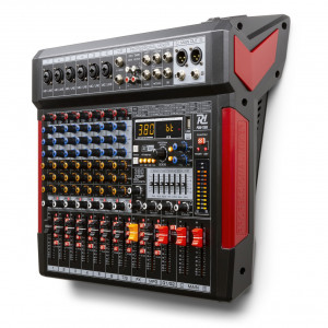 Mixer audio Power Dynamics PDM-T804 cu 8 canale, Bluetooth/USB/DSP