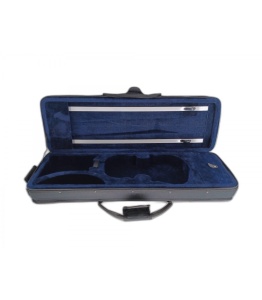 Parrot MV100CS-1 – Cutie pentru vioară 4/4, cu loc pentru 2 arcușuri și mâner din plastic