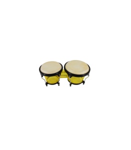 Parrot ZHB-C Bongo Transparent/Yellow Set de bongos-uri