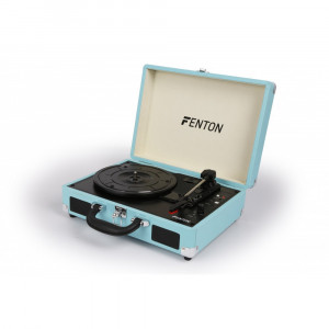 Pick-up Fenton RP115 102.106 Bluetooth, piele PU, albastru deschis