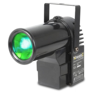 Proiector glob Beamz PS10W Pin Spot 151.259, LED RGBW 10W, DMX