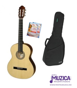 Set Chitara clasica Hora Reghin Student 1/2 + Husa