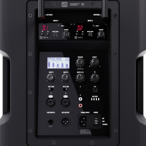 Sistem portabil PA LD Systems ANNY 10 HHD 2 B8 cu baterie, 2 microfoane fara fir