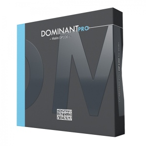 Thomastik Infeld Dominant Pro DP100 – Set corzi pentru vioară 4/4 cu miez sintetic și înfășurare din argint