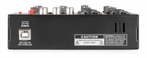 Vonyx VMM401 Mixer audio cu 4 canale, USB/Bluetooth