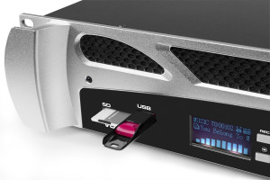 Vonyx VPA600 Amplificator PA, 2x300W RMS, Bluetooth/SD/USB - Img 4