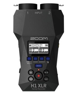 Zoom H1 XLR – Recorder digital portabil 32-bit float cu 2 intrări XLR/TRS, interfață audio USB-C și mixer integrat