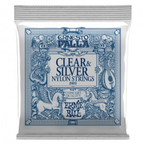 Corzi chitara clasica Ernie Ball Ernesto Palla Classical Clear&Silver