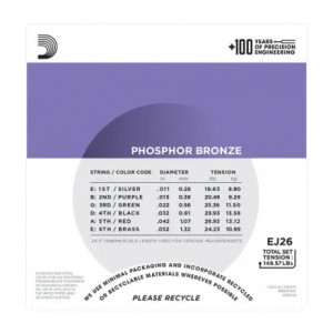 Daddario EJ26 Ph Bronze Cst Light - Img 3