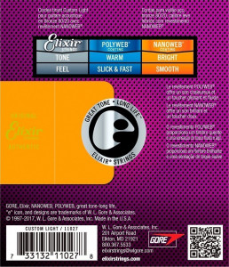 Elixir Nanoweb Bronze 11-52 - corzi chitara acustica