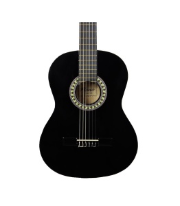 Flame CG 100 BK 4/4 –Chitară clasică ideală pentru începători, corzi nylon, negru - Img 2