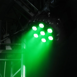 Flash LED PAR 64 SLIM Wireless DMX 7x10W RGBW Mk2