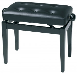 Gewa scaun pian deluxe negru lucios 2