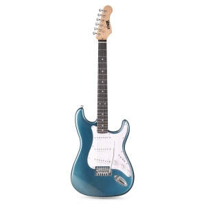 GigKit Stratocaster Albastru cu amplificator 40W – Set chitară electrică ideal pentru începători - Img 9