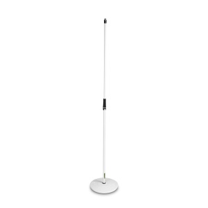 Gravity MS 23 W – Stativ profesional pentru microfon cu bază rotundă, alb