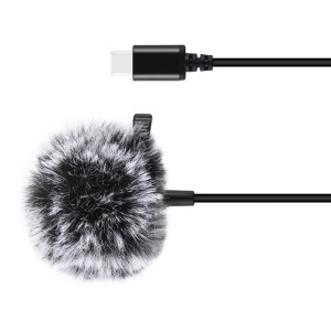 Microfon Lavalieră Puluz PU425 – Claritate și Mobilitate prin Conexiune USB-C - Img 2