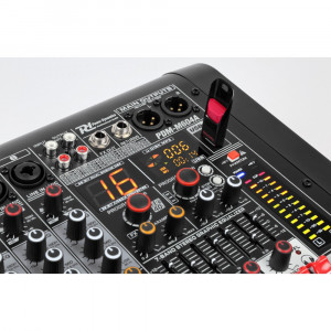 Mixer cu amplificare Power Dynamics PDM-M604A 2x200W, bluetooth, 6 canale