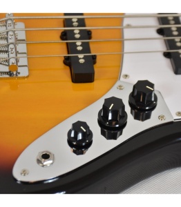 Set Chitară Bass Flame JB100-1 SB Sunburst cu Amplificator și Accesorii - Img 5