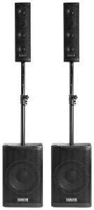 Vonyx VX1050BT sistem de sonorizare 2.2, 2x subwoofer, 2x sateliti, 1150W, Bluetooth 170.105 - Img 2