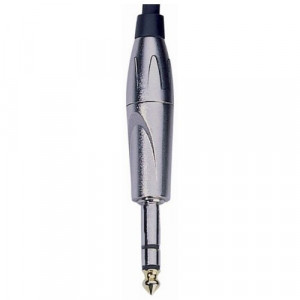 Adam Hall 7524 - Conector Jack 6,3 mm stereo tată cu vârf aurit