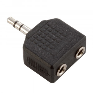 Adam Hall Conector mufa adaptor 2jack 3.5- 1 jack 3.5