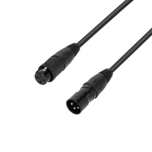 Adam Hall K4DMF0150IP65 - Cablu DMX Profesional 3 Pini, 1.5 m, IP65, XLR