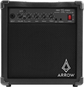Arrow First Strike 15W Guitar Combo W/ Bluetooth - Amplificator Chitară Electrică 15W cu Bluetooth și Difuzor 6.5”