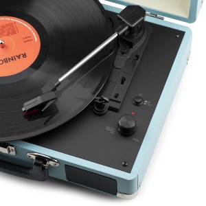 Audizio RP116BL – Pick-up portabil cu Bluetooth, USB și difuzoare integrate, albastru 102.070 - Img 10