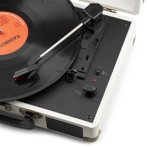 Audizio RP116CR – Pick-up portabil cu Bluetooth, USB și difuzoare integrate, crem 102.080 - Img 10