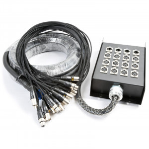 Cablu pentru scena stage snake 12-in 4-out XLR 15metri - Img 1
