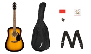 Chitara acustica Fender FA-115 Dreadnought Pack Sunburst