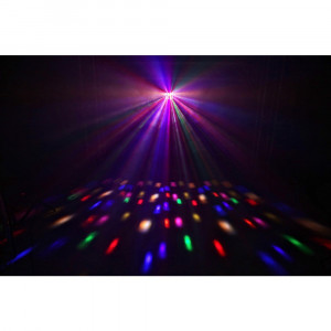 Efect Magic1 Derby LED 9x 3W RGBAWP cu stroboscop 6x Uv/White LED 2 in 1 DMX - Img 3
