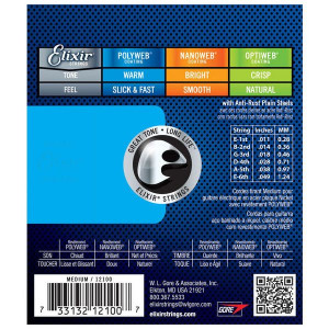 Elixir POLYWEB MEDIUM 11-49 - corzi chitara electrica - Img 2